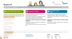 Desktop Screenshot of optagelse.dk